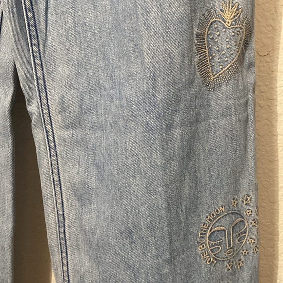 Nwt Johnny was Noah pleated denim trousers size 28 - Picture 3 of 9